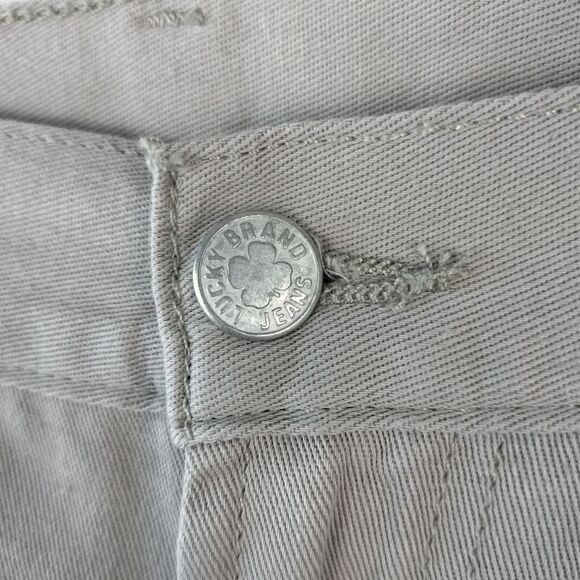 Lucky Brand Jeans Mens 36x30 Beige Classic Fit Straight Leg Dungarees Vintage - Picture 5 of 16